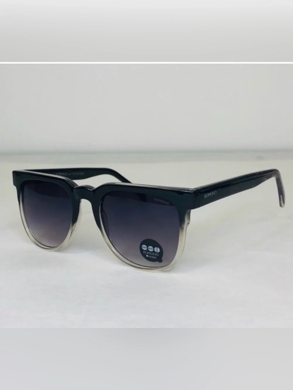 KOMONO Black Ombre Lens Sunglasses NEW UV400 The Riviera Paisley